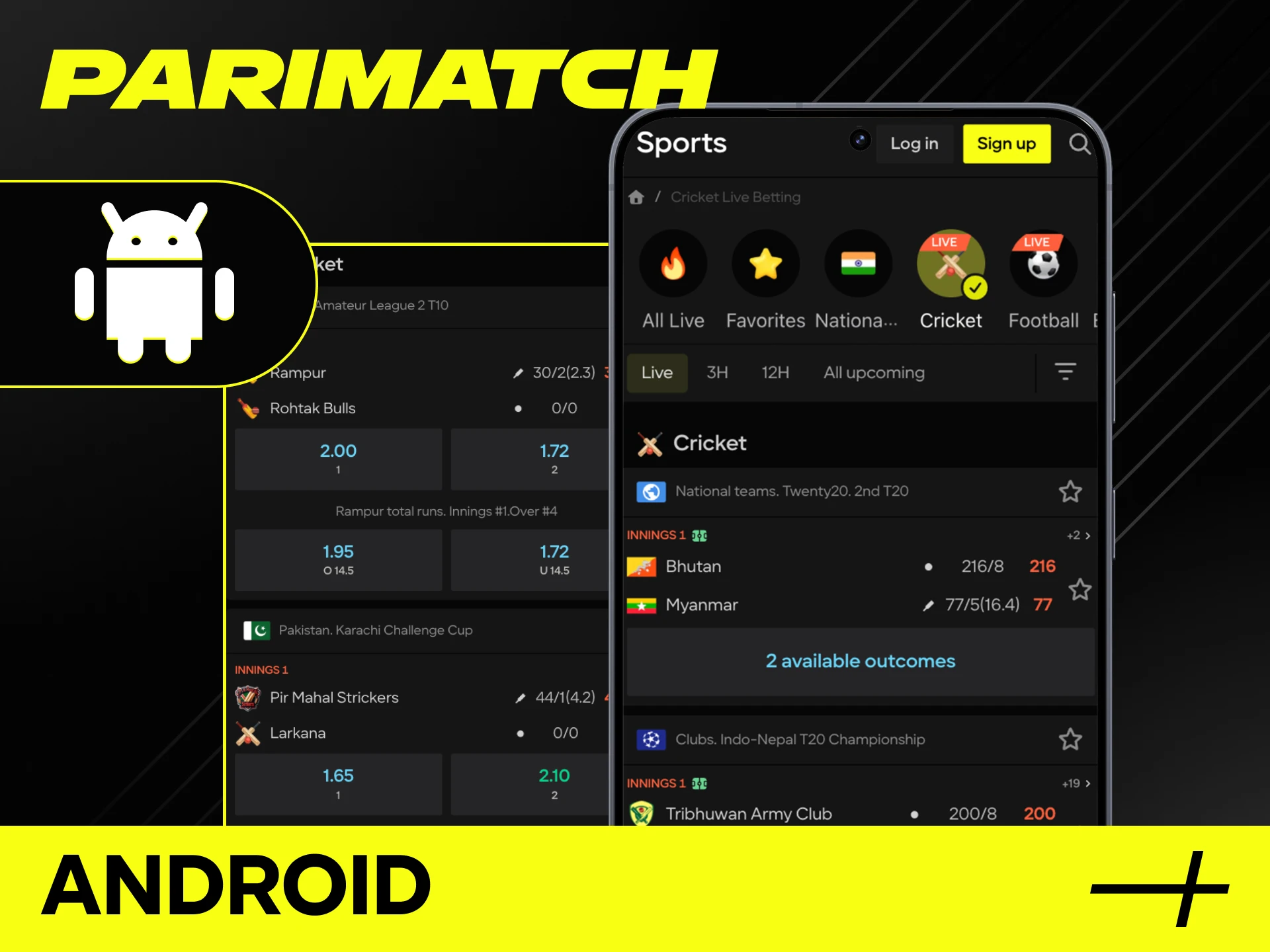 Learn how to install the Parimatch online casino app on your Android phone.