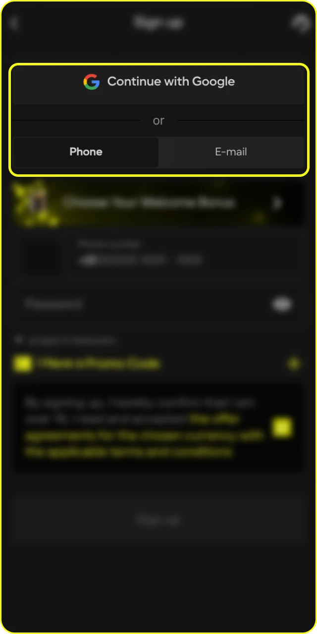 Register at Parimatch Casino to gain access to cricket betting.