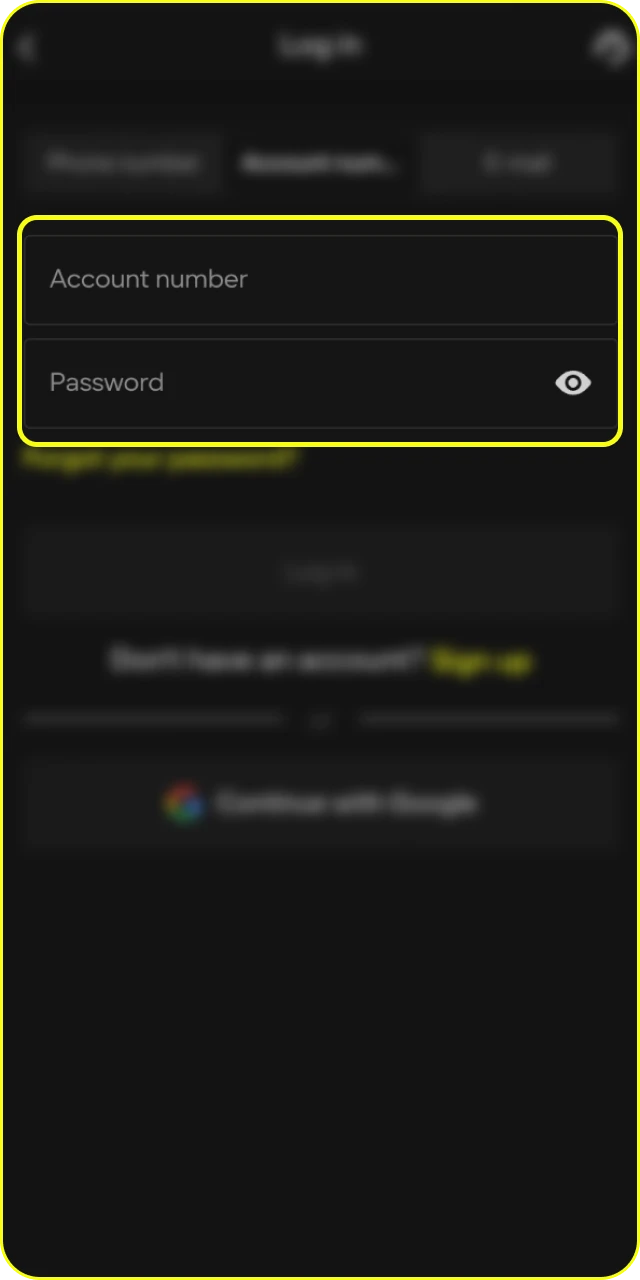 Log in to Parimatch online casino in a few clicks.