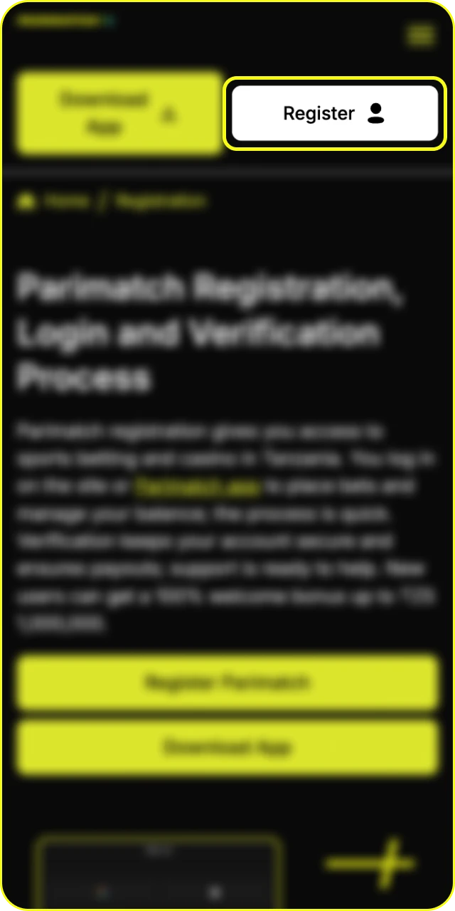 Go to Parimatch online casino to log in.