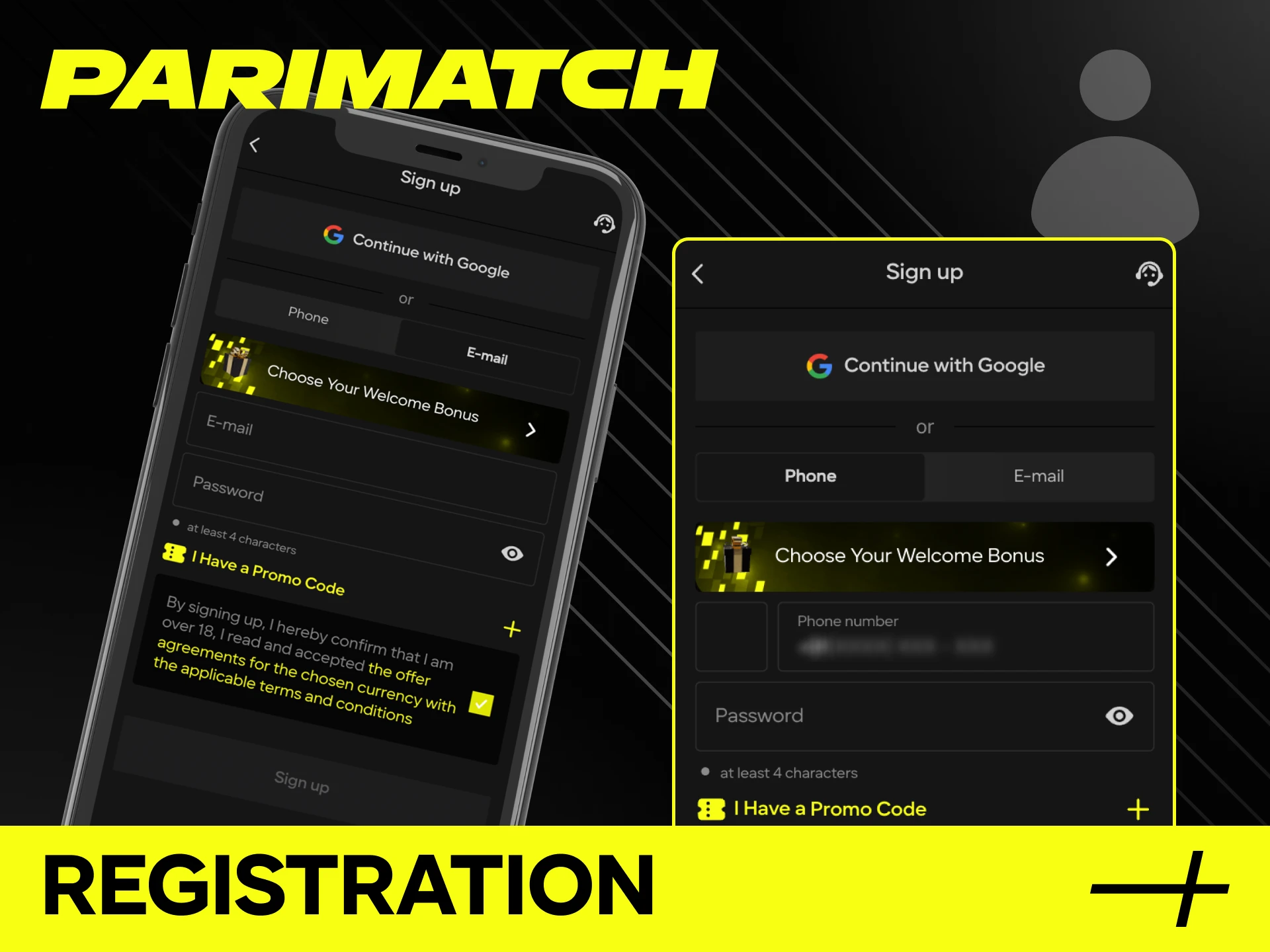 Complete the registration process through the Parimatch App to join the action.