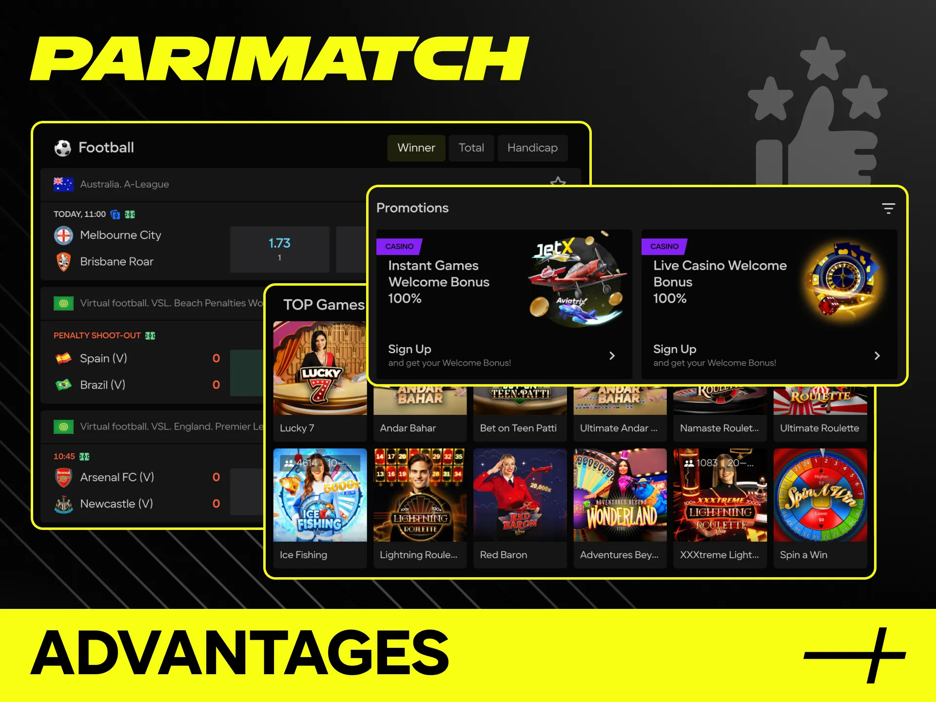 Experience all the advantages of playing at Parimatch official platform in Tanzania.