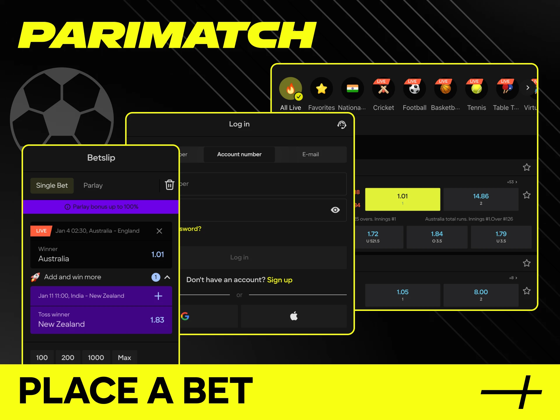 Learn how to place your first bet at Parimatch and win big today.