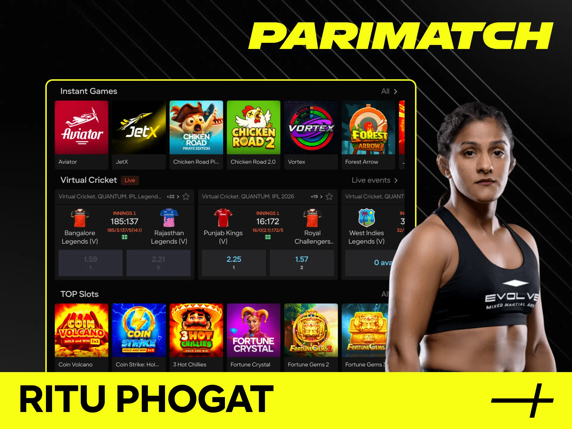 Discover the famous Parimatch ambassadors who represent our global betting brand.