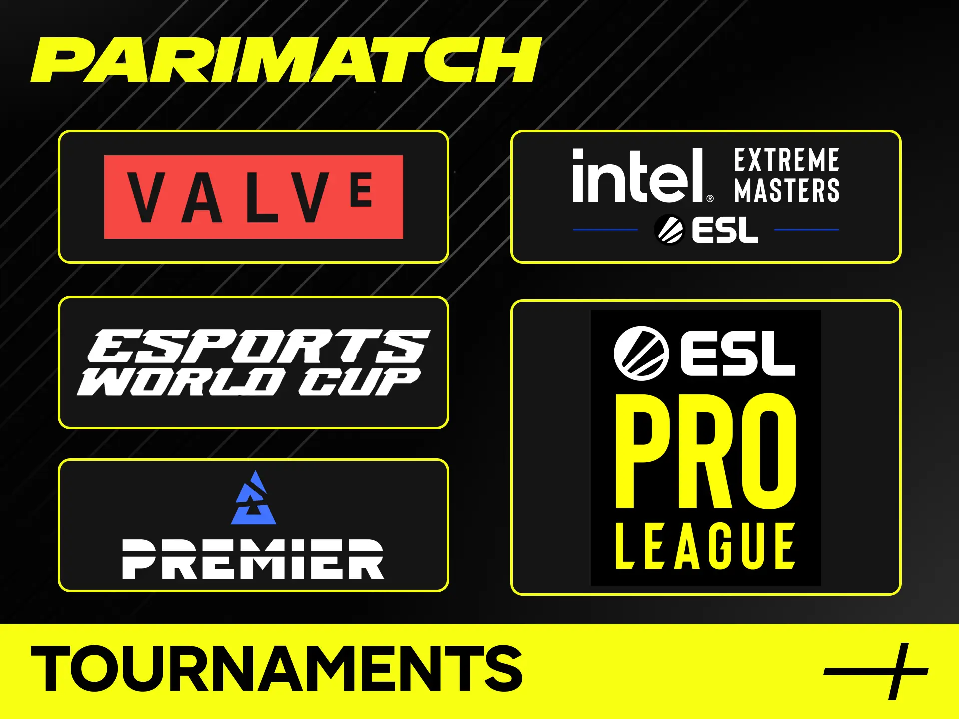 Predict results of the biggest CS2 tournaments to bet on Parimatch.