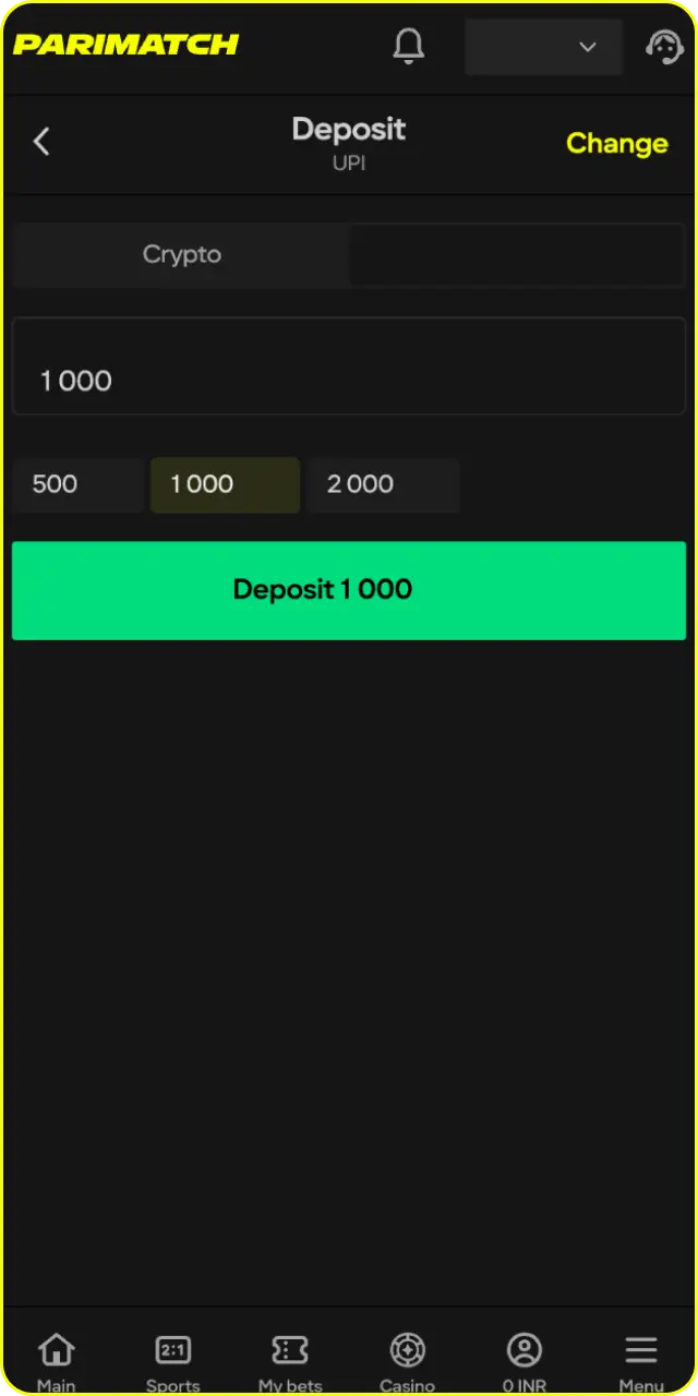 Make deposit via convenient payment systems to start playing Dota 2 on Parimatch.