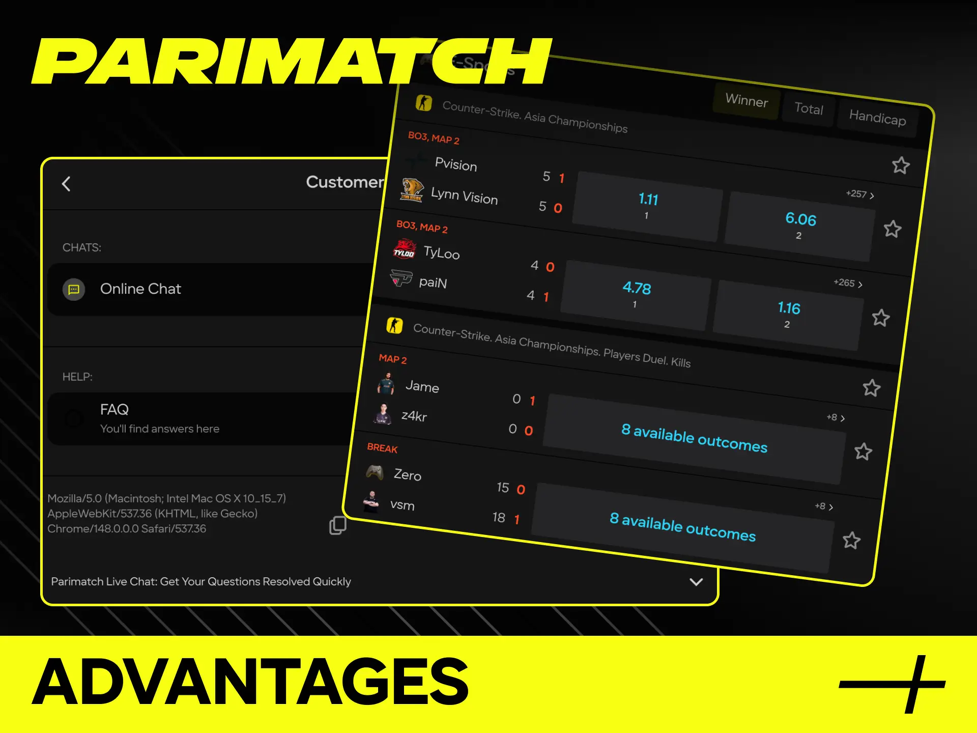 Explore top advantages of esports betting with Parimatch for Tanzania players.