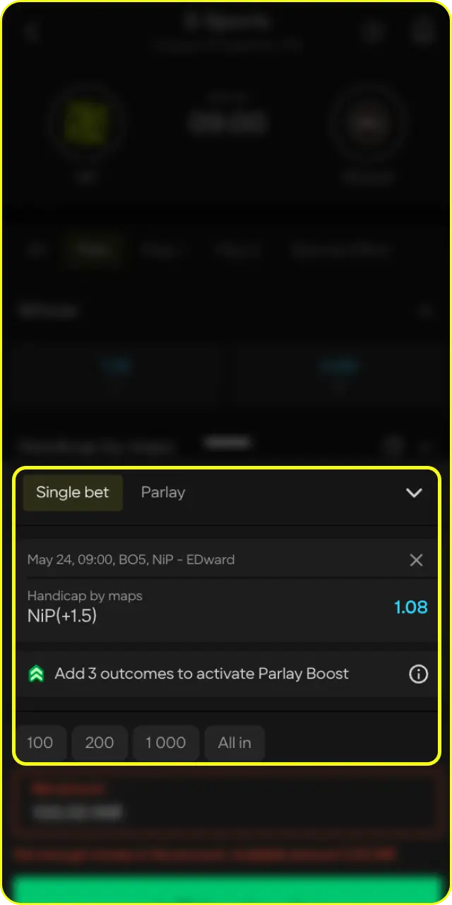 Place your LoL bet on top tournaments to start winning with Parimatch.