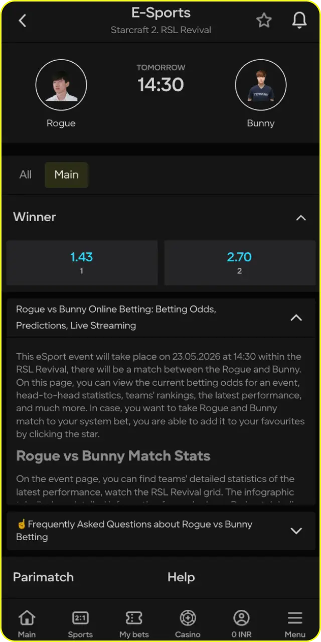 Place a bet on your preferred cyber athlete to start winning on StarCraft 2.