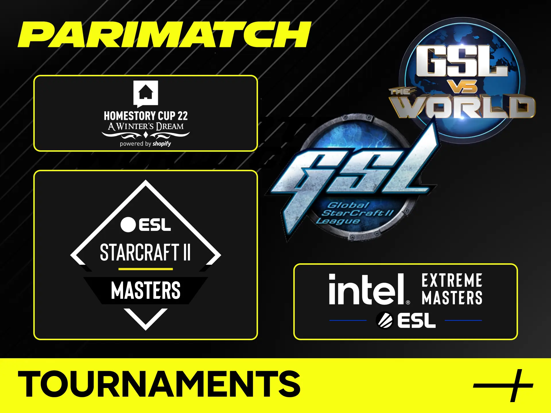Predict outcomes of the biggest StarCraft 2 tournaments to bet on Parimatch.